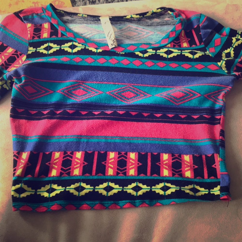 Long sleeve crop top